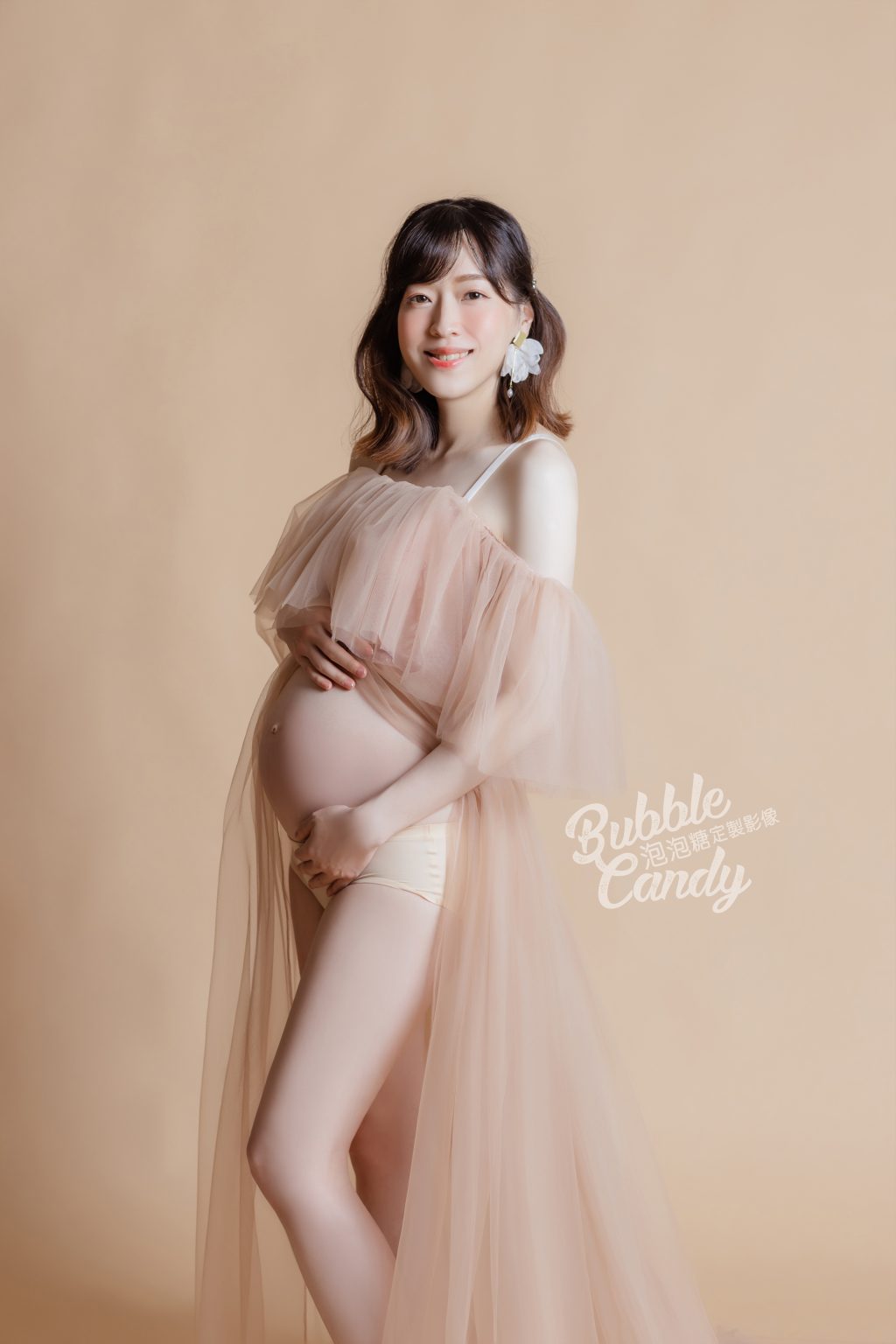 泡泡糖定製影像｜孕婦寫真-Bubble Candy